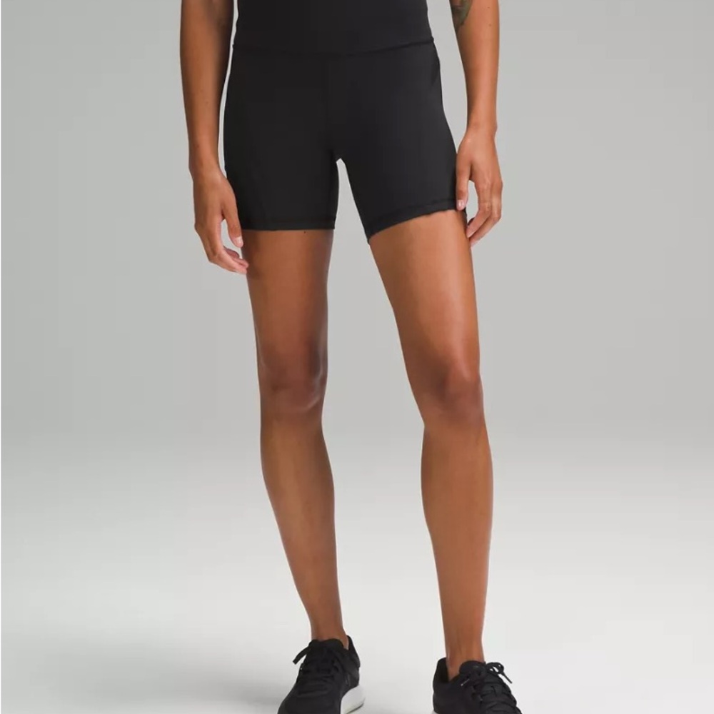 Lululemon Wunder Train Mesh Panel HR Short 6" Black